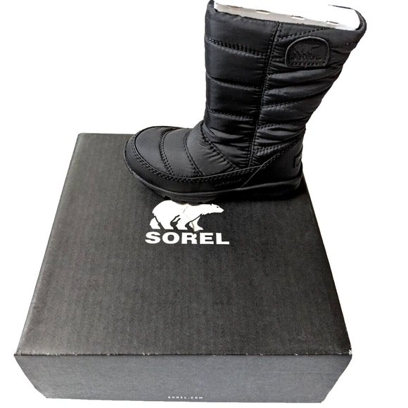 Sorel CHILDREN'S WHITN EY MID Boot Waterproof Girls Toddler Black Winter… - Picture 5 of 8
